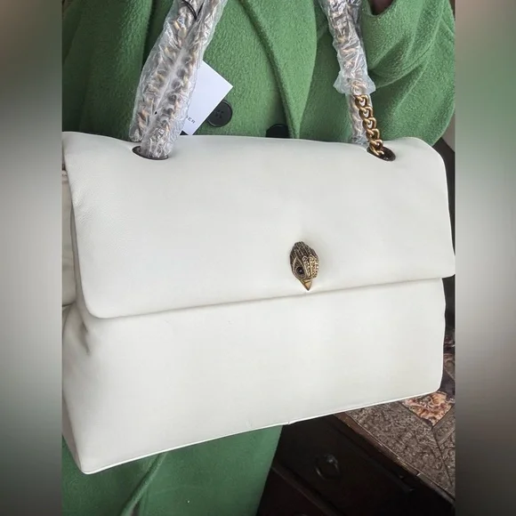 Authentic KURT GEIGER XL Pillow leather flap magnetic shoulder bag - Picture 14 of 15